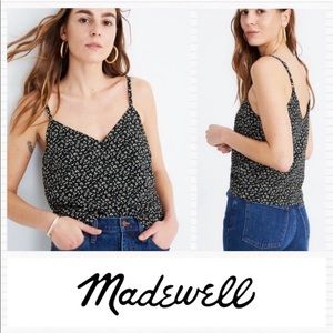 Madewell Tank Top Shirt Floral Spaghetti Strap
